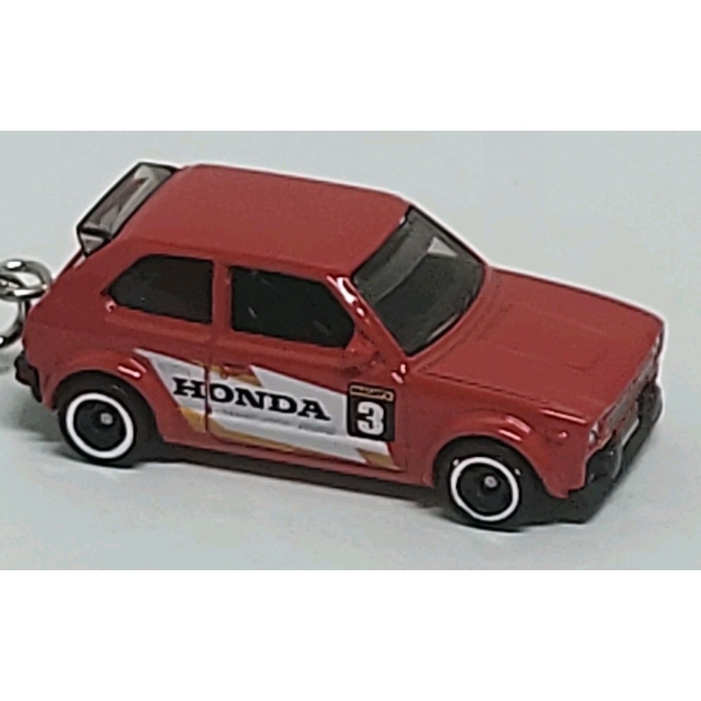 Hot Wheels '73 Honda Civic Custom Diecast 1:64 Custom Keychain